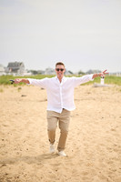 Isabella and Dan beach proposal photos