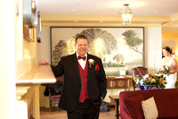 Gibbet Hill wedding first look