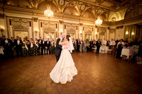 Fairmont Copley wedding toasts cake dances