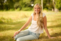 Bailey senior photos at Spencer Peirce Little Farm