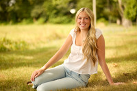 Bailey senior photos at Spencer Peirce Little Farm slight retouching filter