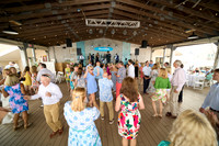 beach wedding reception