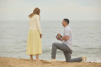 Julia and Colin surprise beach wedding proposal sneak peaks