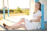 Sofie O beach senior photos