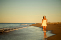Sofia F beach senior photos 2025
