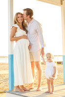 Whitney beach baby belly family photos 2025