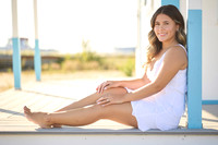 Selena beach senior photos 2025