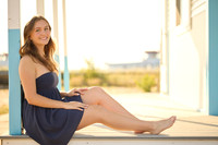 Elsie beach senior and family photos