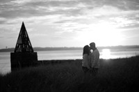 Salisbury Reservation engagement photos Samantha and Sam retouched