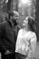 Kelly and Taylor engagement photos at Moseley Woods retouched