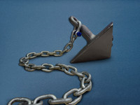 135 on blue background for center photo more silver