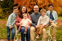 Michelle fall and holiday family photos at Atkinson Common 30 minute session