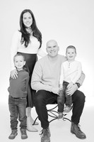 Hannah studio family photos white background 30 minute session