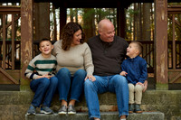 The Haires fall family photos at Moseley