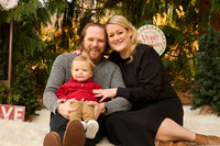 Caroline's holiday and fall family photos baby belly photos 15 minute session Atkinson Common