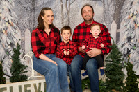 Keith and Tara's family studio holiday photos 30 minute session
