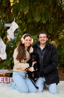 Kaitlyn and Matt holiday mini session at Atkinson Common