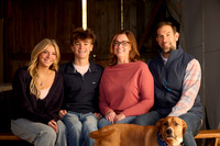 The Hagans fall mini session at Spencer Peirce Little Farm