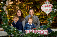 Regina and Bill's holiday family mini session at Atkinson Common