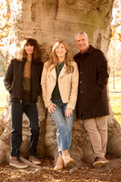 Mandy and Bob's fall family photos at Spencer Peirce Little Farm