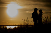 Melanie and Pat winter engagement photos on Plum Island