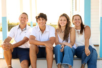 Maddy V beach senior photos on Plum Island