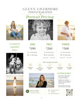 portrait pricelist for 8x10 print