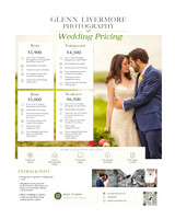 wedding pricelist for 8x10 print