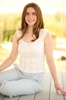 Adalyn beach senior photos