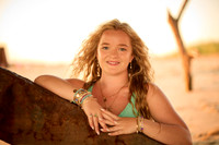 Lila beach senior photos