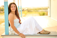 Tiffany beach senior photos