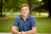 Ben senior photos at Spencer Pierce Little Farm