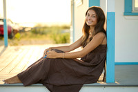 Oliva B beach senior photos
