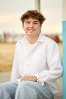 Liam beach senior photos
