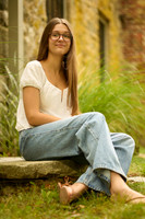 Lily senior photos at Spencer Peirce Little Farm 30 minute session