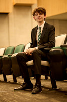 Thomas senior photos at Pentucket High School Theatre