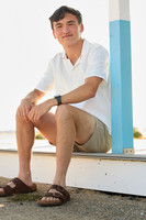 Quinn beach senior photos