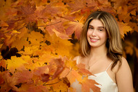 Cleo fall senior photos at Atkinson Common 30 minute session slight smoothing filter