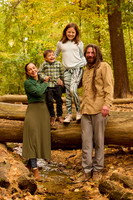 Pippa's family at Moseley woods