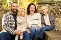 Sara's family fall photos at Atkinson Common 30 minute session