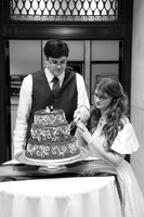 toasts and cake cutting