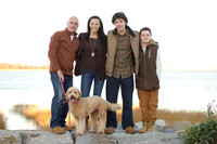 Newburyport rail trail fall family photos Gage