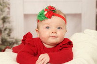 The Kempers 30 minute studio holiday photos with Christmas background