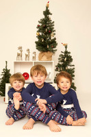 studio holiday photos Gina retouched