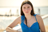 Olivia beach senior photos 2025
