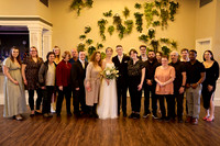 Steeple Hall Micro Wedding posed family and friend photos
