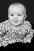 baby photos black background Laura retouched