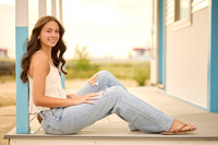Adeline beach senior photos final