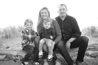 Kelly and Chris' beach family photos not retouched