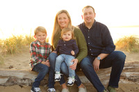 Kelly and Chris' beach family photos retouched